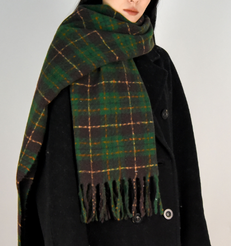 Yika Christmas Plaid Scarf