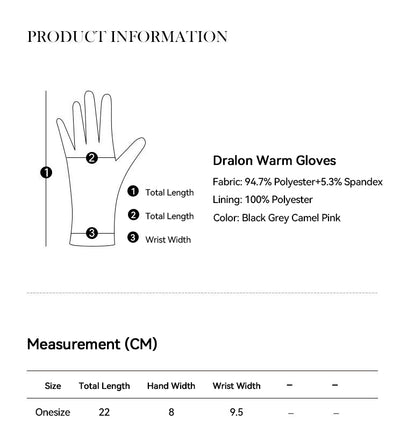 Babybird ® Elegant Warm Gloves