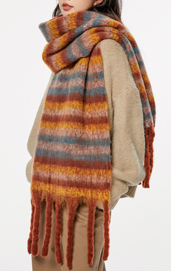Yika Striped Scarf