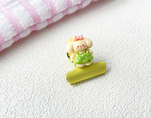 WANLI Cute cartoon metal clip