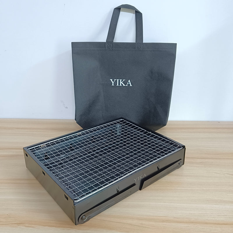 Yika® Thickened foldable portable camping grill