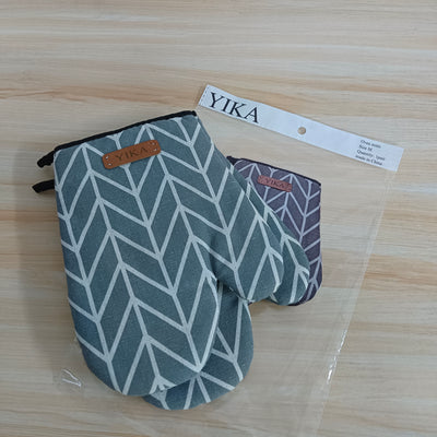 Yika® Thick insulated oven mitts