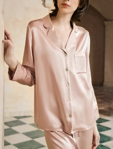 Yika Silk Pajama Set