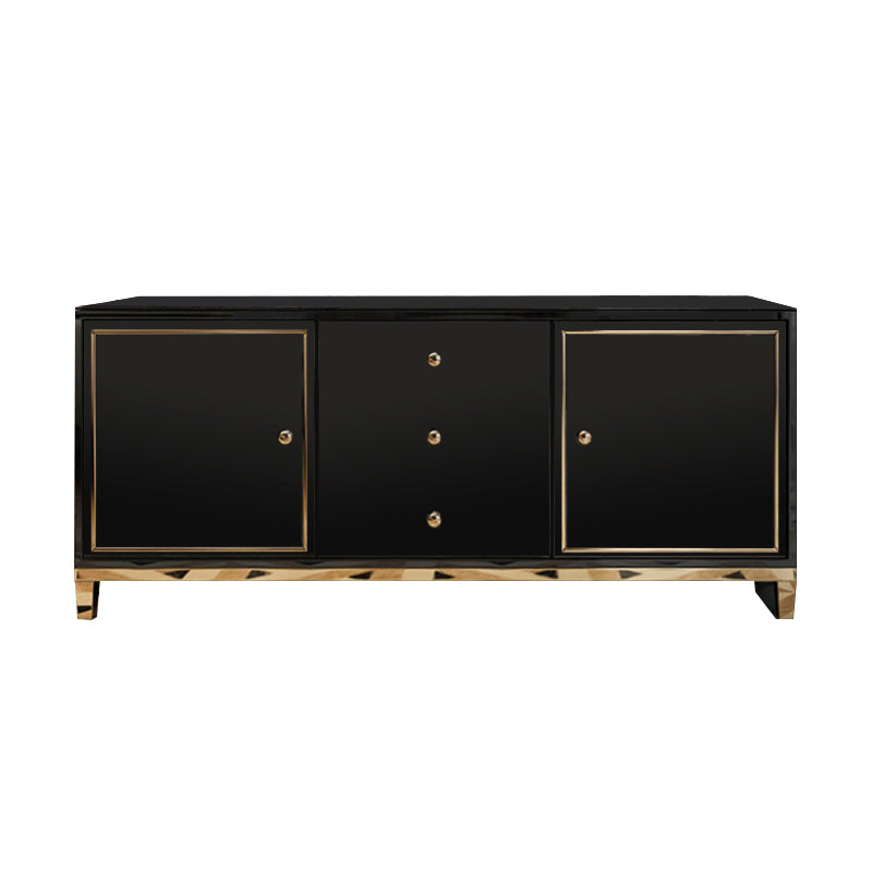 Turin Black Sideboard 47.24"D