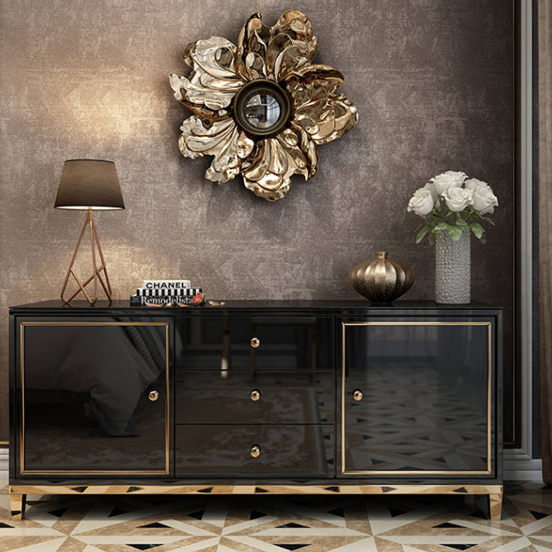 Turin Black Sideboard 47.24"D