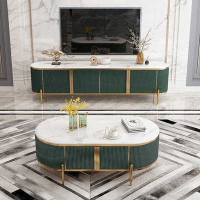Biella Green Slate TV Stand 78.74''D