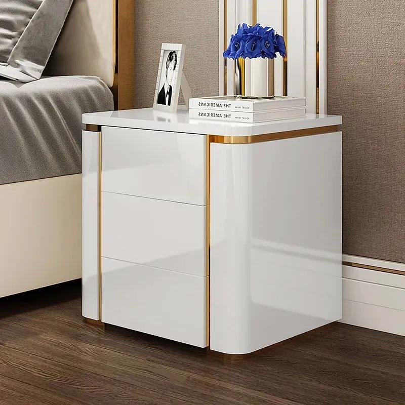 Abruzzo White Bedroom Nightstand 19.68&