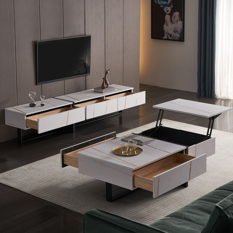 Orte White Melamine Coffee Table 51.18"D