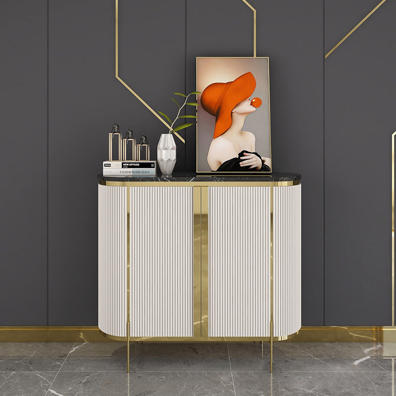 Trieste Minimalist Shoe Storage 39.37"D
