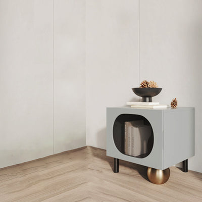 Imperia Modern Bedside Table 19.68"D