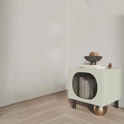 Imperia Modern Bedside Table 19.68"D