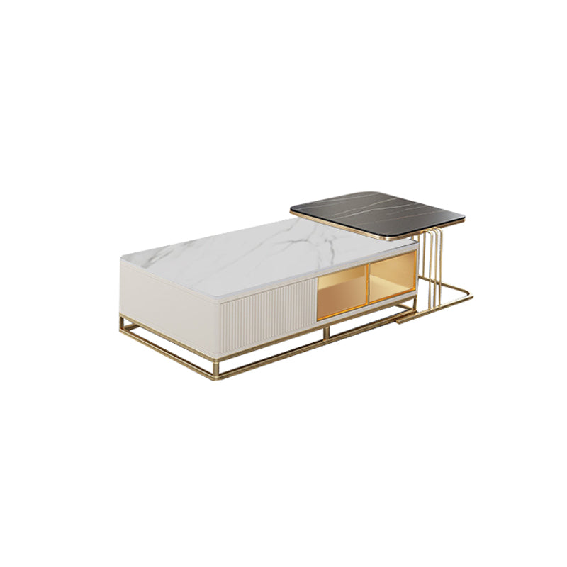Segrate White Coffee Table 51.18"D