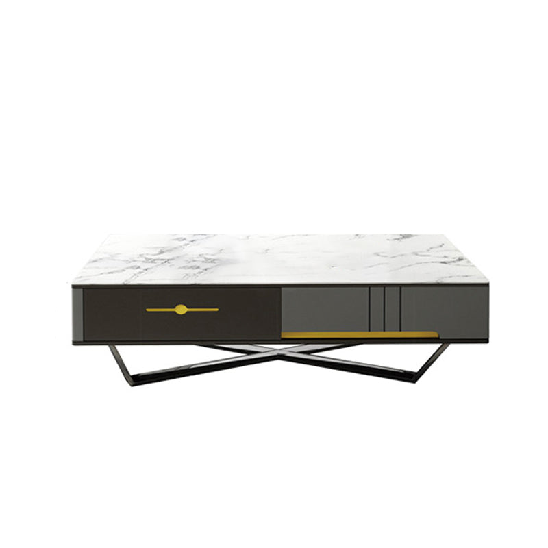 Bergamo Grey Slate Coffee Table 51.18"D