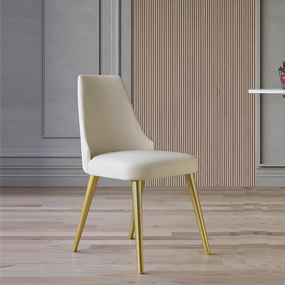 Lodi High-fiber Leather Dining Chairs 16.14"D (with 2 chairs)