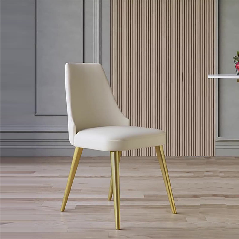 Lodi High-fiber Leather Dining Chairs 16.14"D (with 2 chairs)