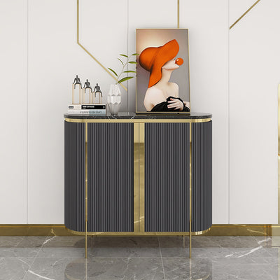 Trieste Minimalist Shoe Storage 39.37"D