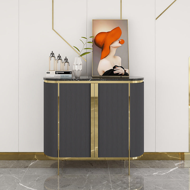 Trieste Minimalist Shoe Storage 39.37"D