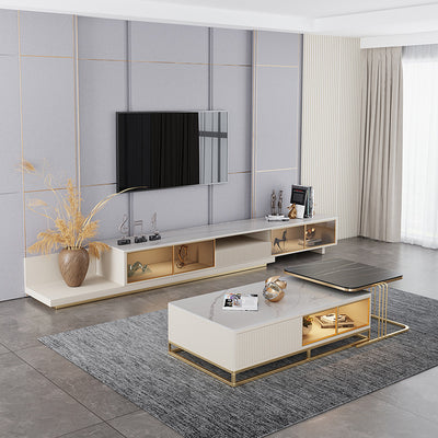 Elba Slate Coffee Table 27.55"D+51.18"D