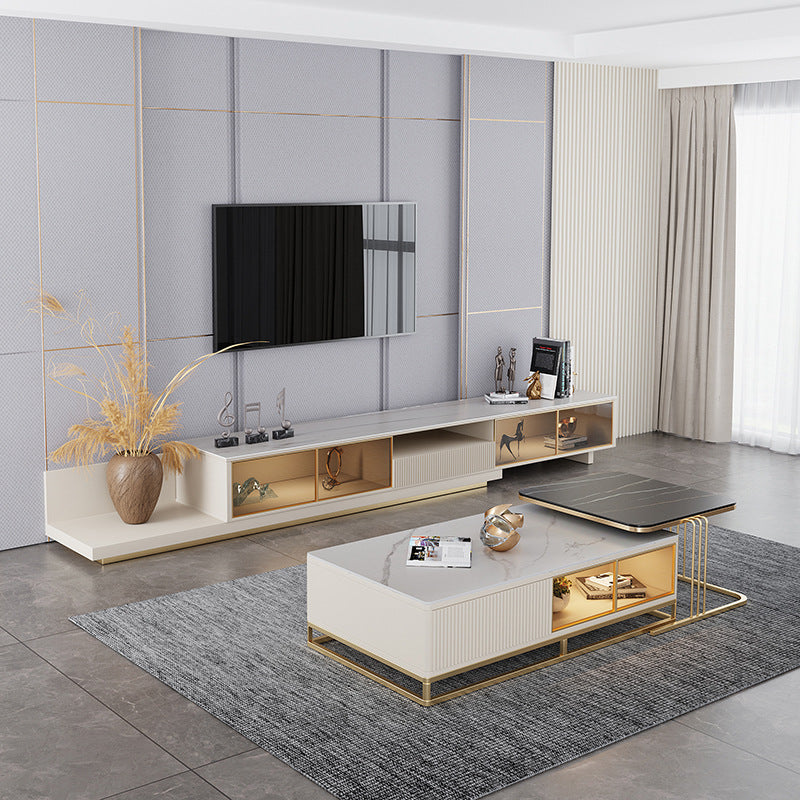 Elba Slate Coffee Table 27.55"D+51.18"D