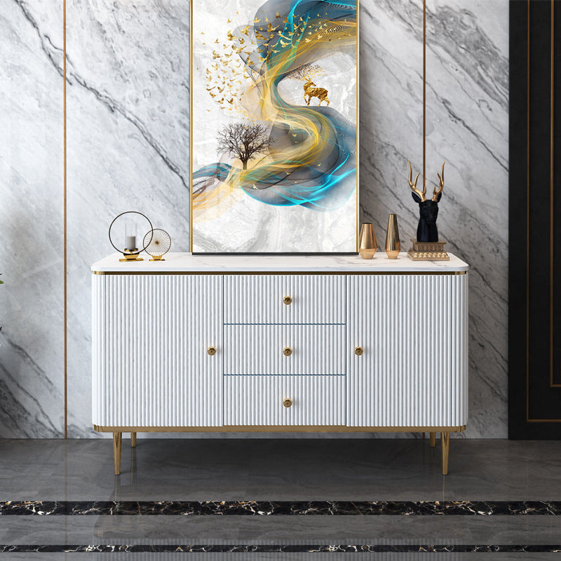 Enna White Marble Sideboard 47.24"D