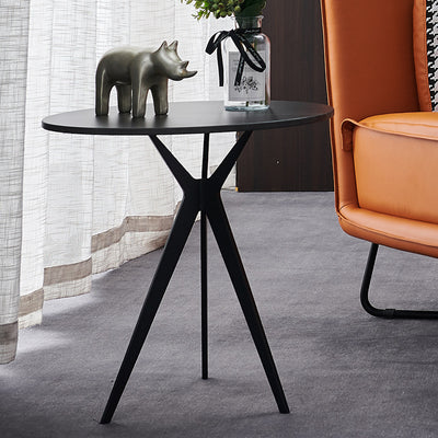 Bergamo Slate Side Table 19.68''D