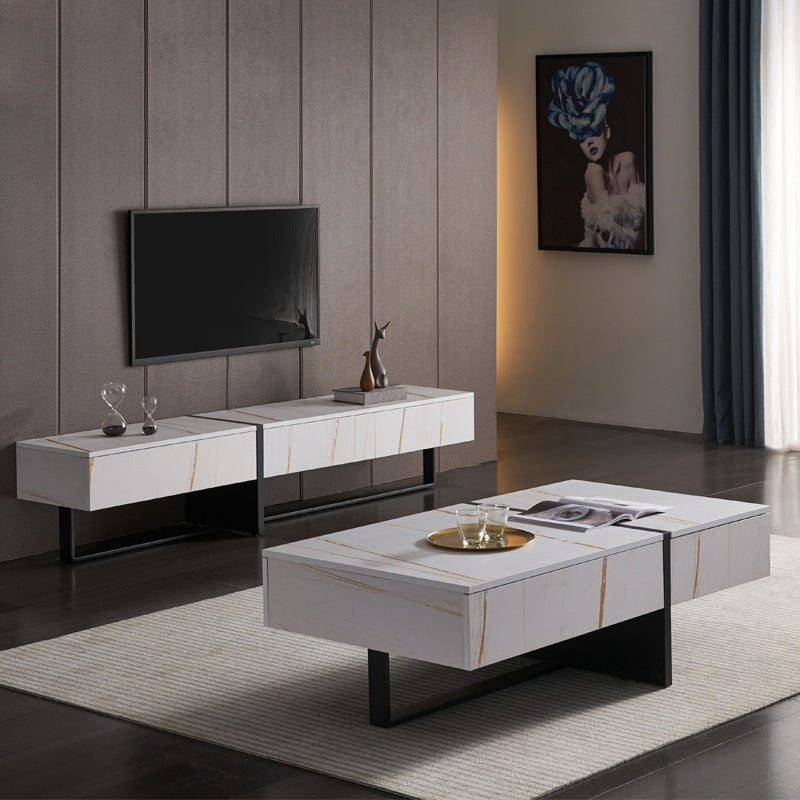 Orte White Melamine Coffee Table 51.18"D