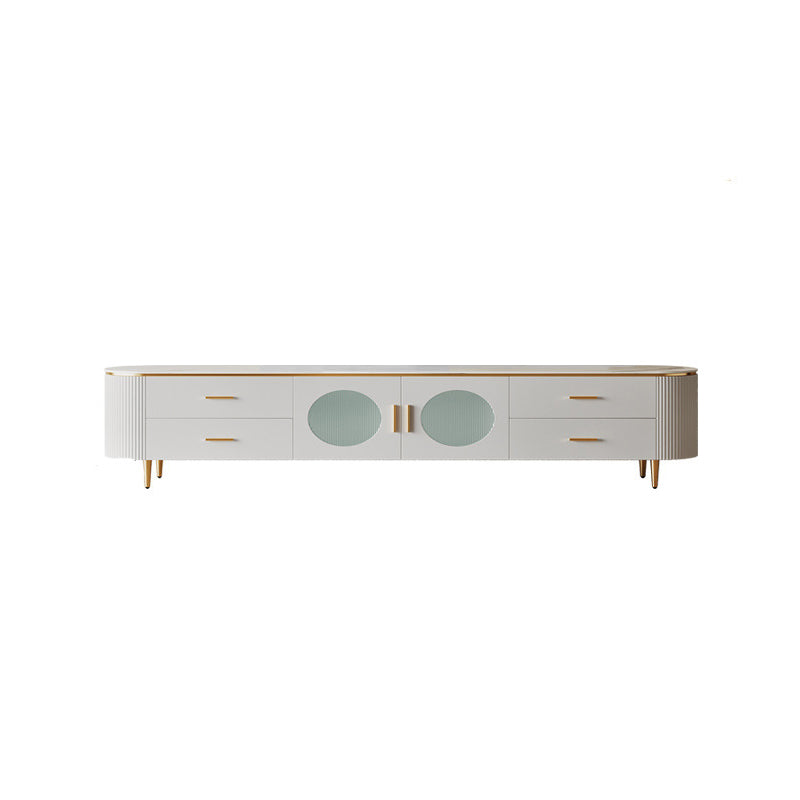 Faenza White Slate TV Cabinet 70.86"D