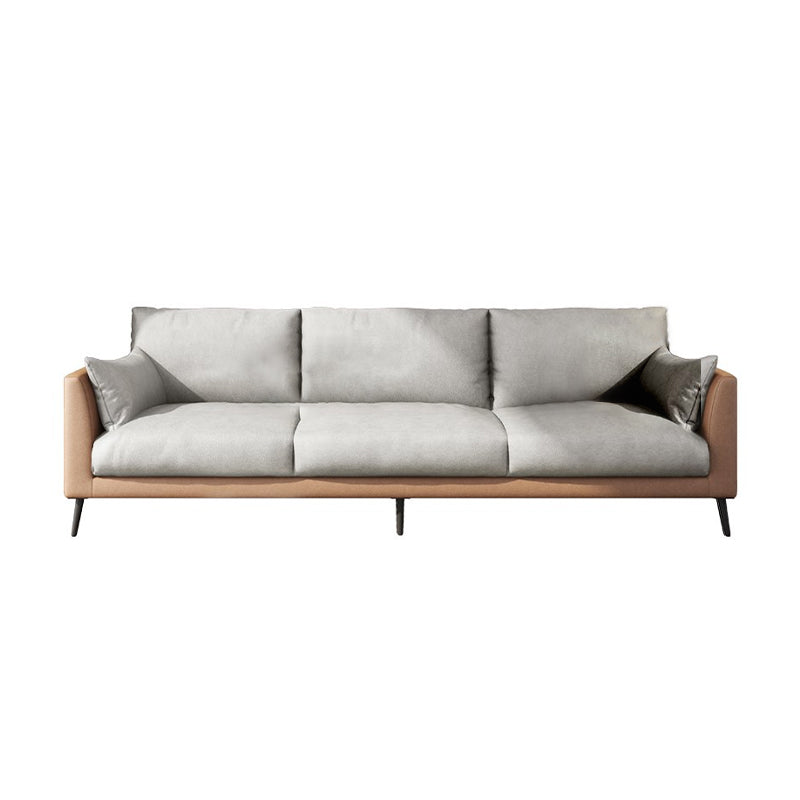 Belluno White Technology Cloth Sofa 83.46"D