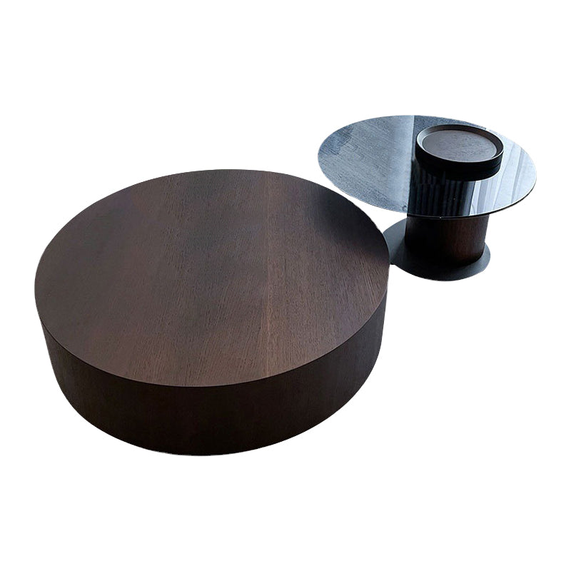 Segrate Grey MDF Coffee Table 23.62"D+35.43"D