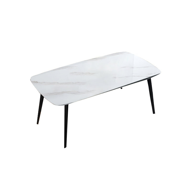 Dueville White Slate Dining Table 62.99"D