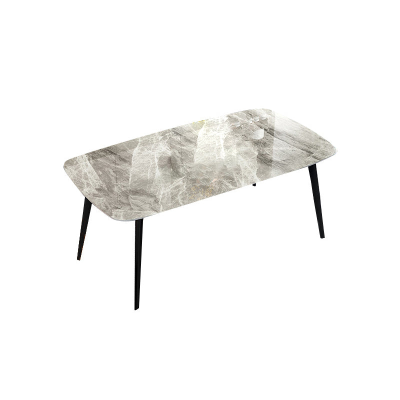 Dueville White Slate Dining Table 62.99"D
