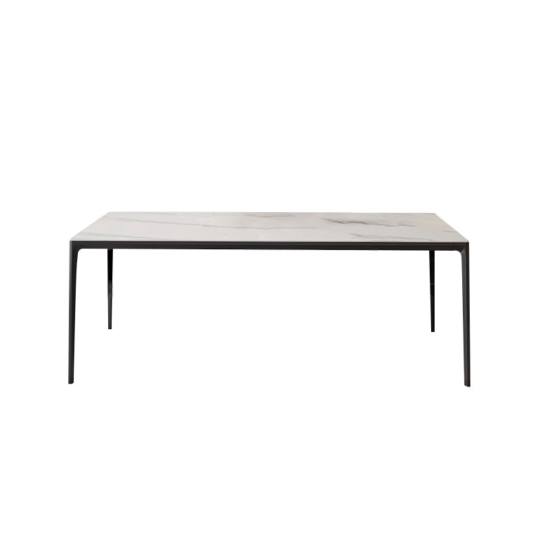 Dueville White Slate Dining Table 55.12"D