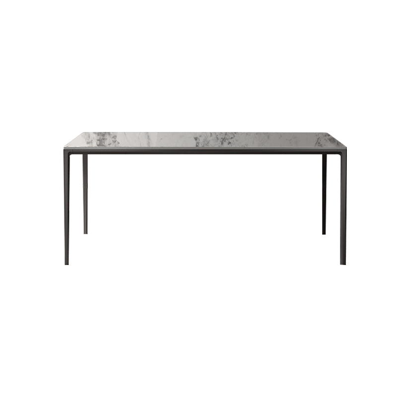 Dueville White Slate Dining Table 55.12"D