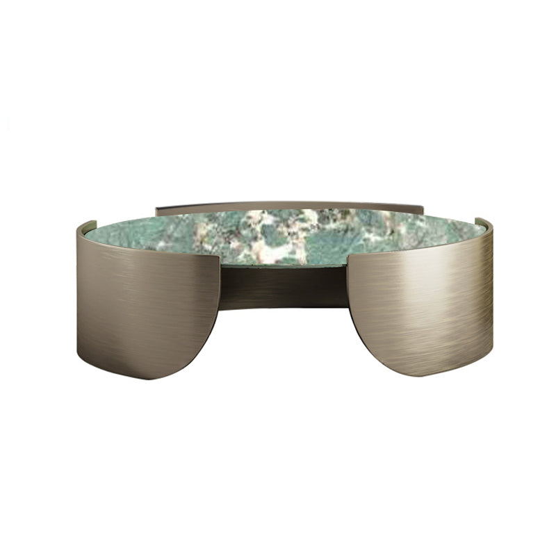 Bergamo Emerald Slate Tea Table 17.72"D
