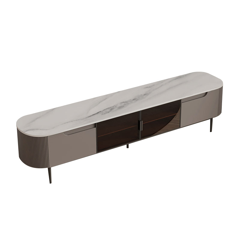 Lazio Grey Slate Italian TV Cabinet 78.74"D