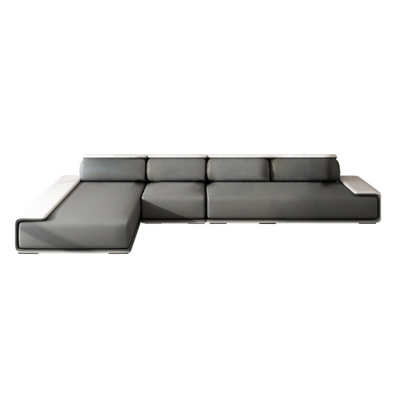 Belluno Grey Technology Cloth Sofa 141.73"D
