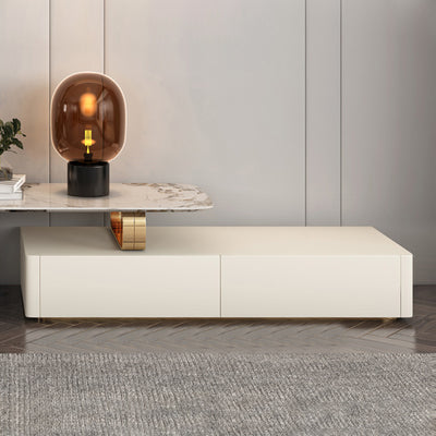 Faenza White Slate TV Stand 70.84"D