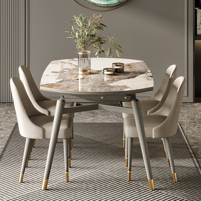 Oristano Leather Dining Chairs 18.11"D (with 2 chairs)