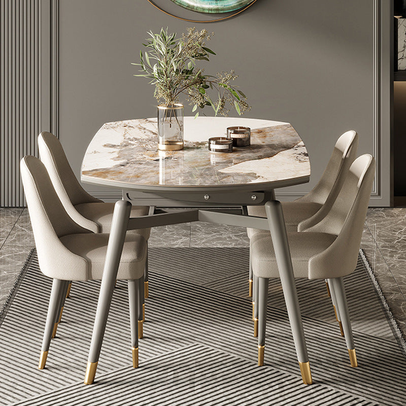 Oristano Leather Dining Chairs 18.11"D (with 2 chairs)