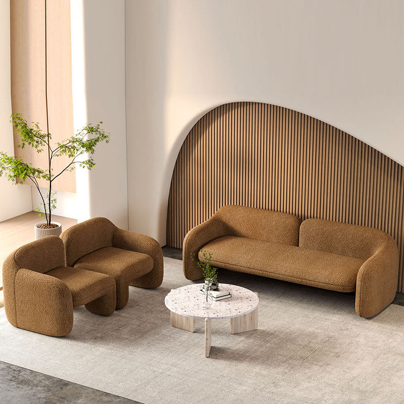 Palerm Brown Fabric Sofa 66.29&