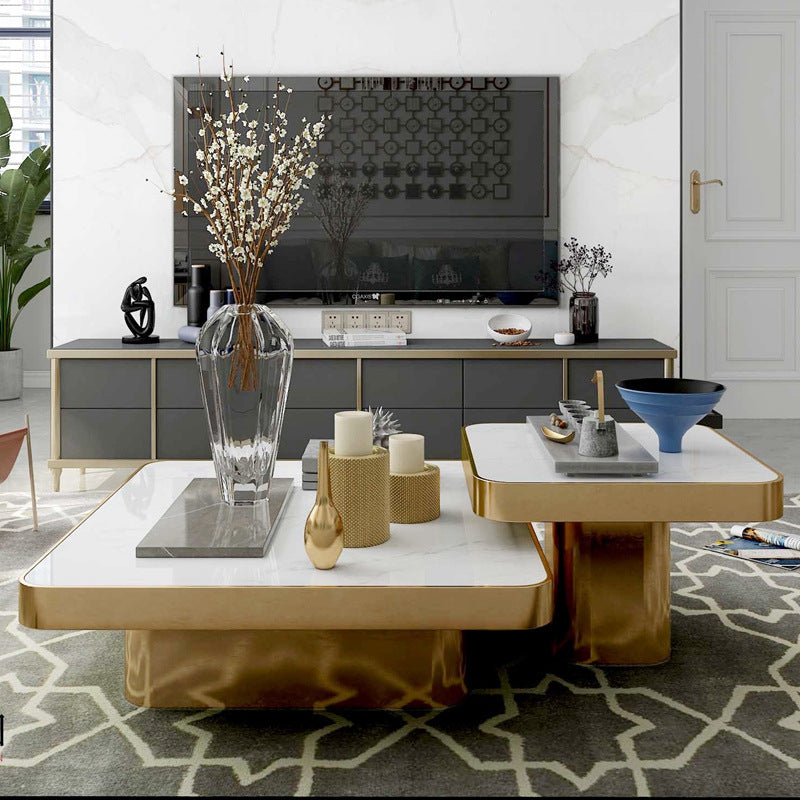 Tuscany White Marble Coffee Tables 35.43&