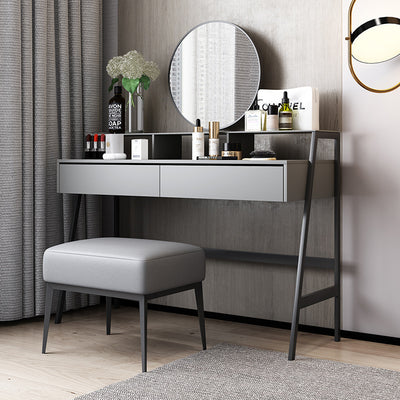 Alghero Orange MDF Makeup Vanities 47.24"D+16.53"D