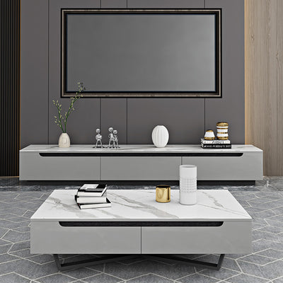 Battipaglia Slate TV Stand 78.74''D