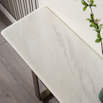 Sant'Antimo White Slate Console Table 47.24"D