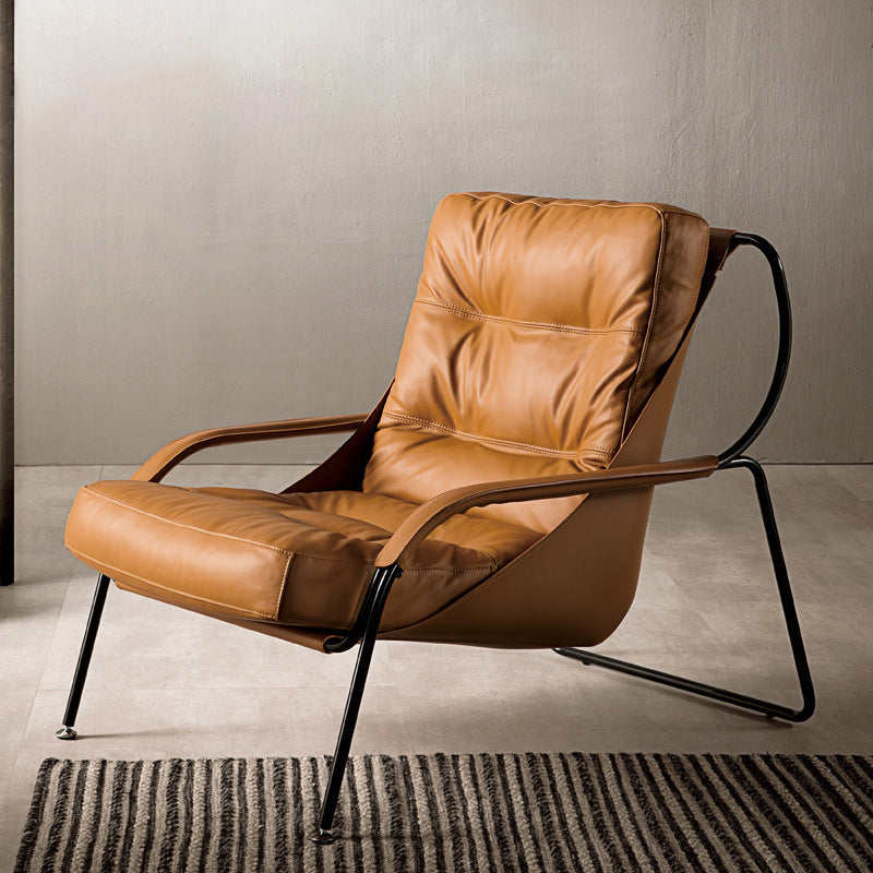 Capri Leather Lounge Chair 27.56&
