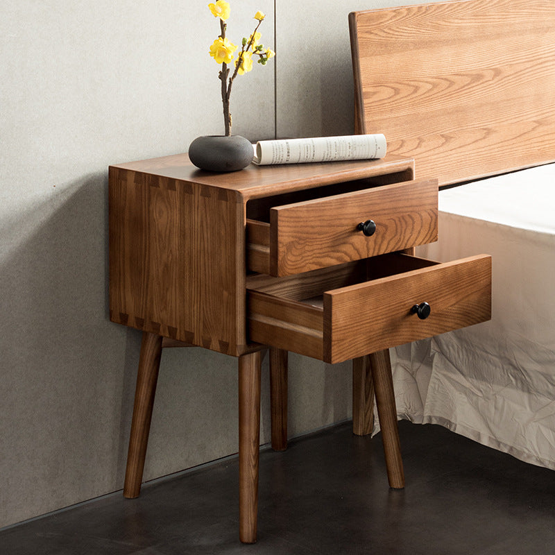 Centro Walnut Ash Nightstand 14.37"D