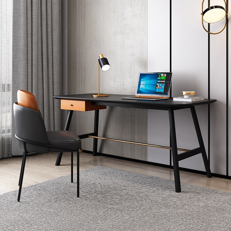 Vicenza Black MDF Desk 51.18"D