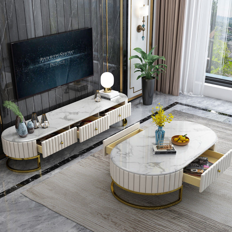 Turin Biege Coffee Table 47.24"D