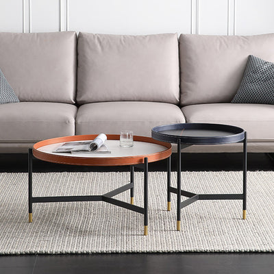 Slate Coffee Tables 31.49''D+19.68''D