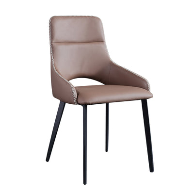 Calabria PU Leather Dining Chairs 23.22"D (with 2 chairs)
